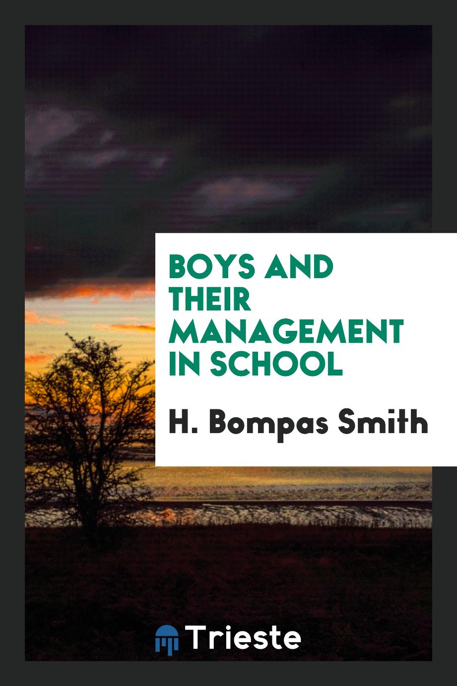 Boys and Their Management in School