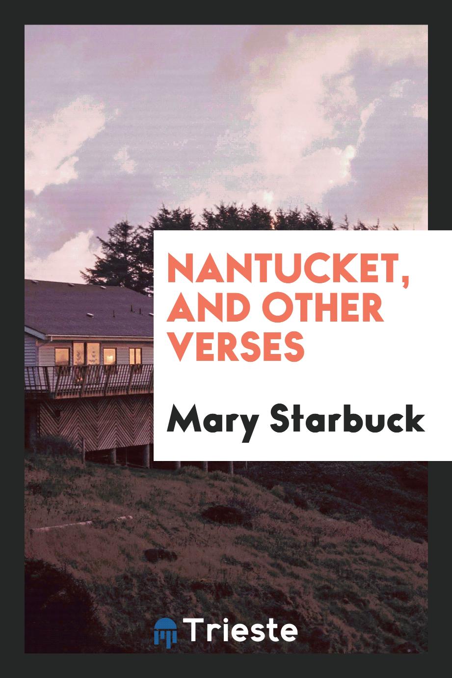 Nantucket, and other verses