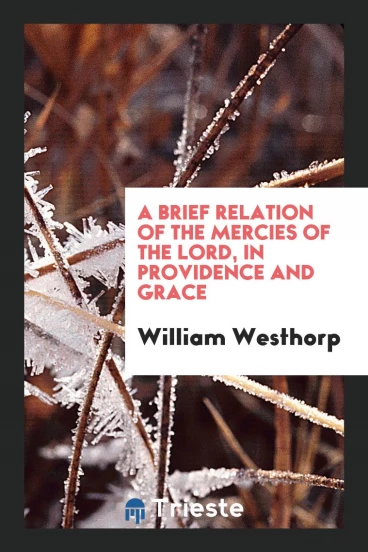 A brief relation of the mercies of the Lord, in providence and grace