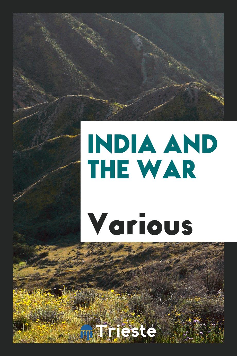 India and the war