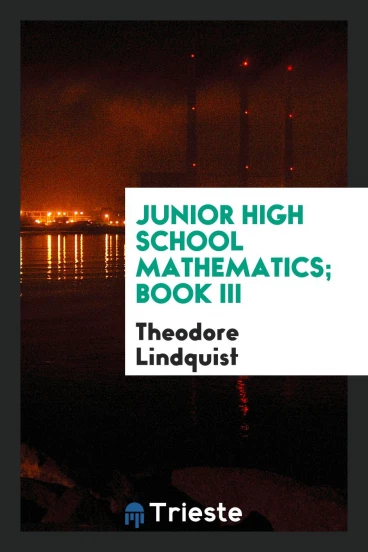 Junior High School Mathematics; Book III