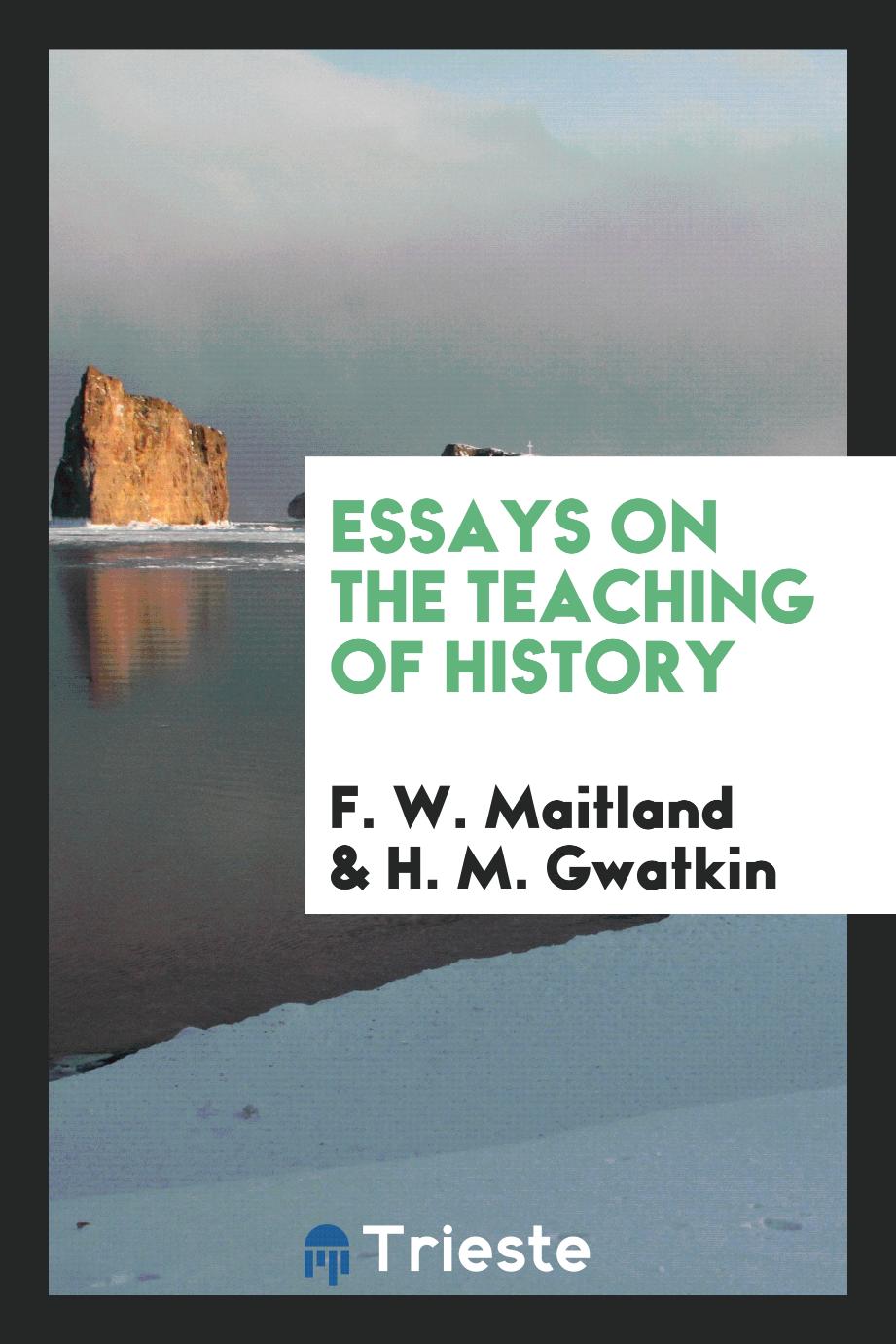 Essays on the teaching of history
