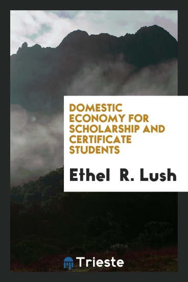 Domestic economy for scholarship and certificate students