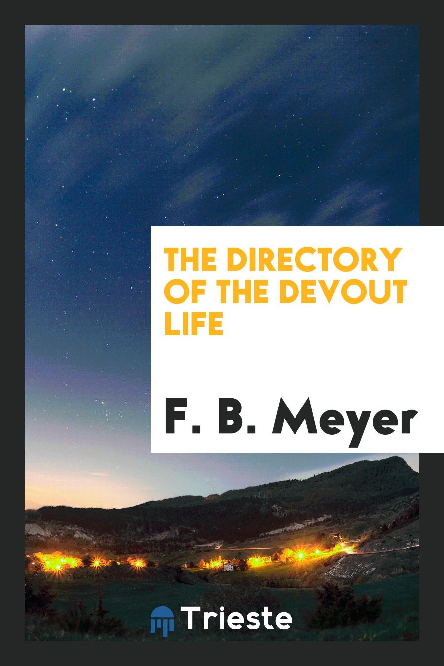 The Directory of the Devout Life