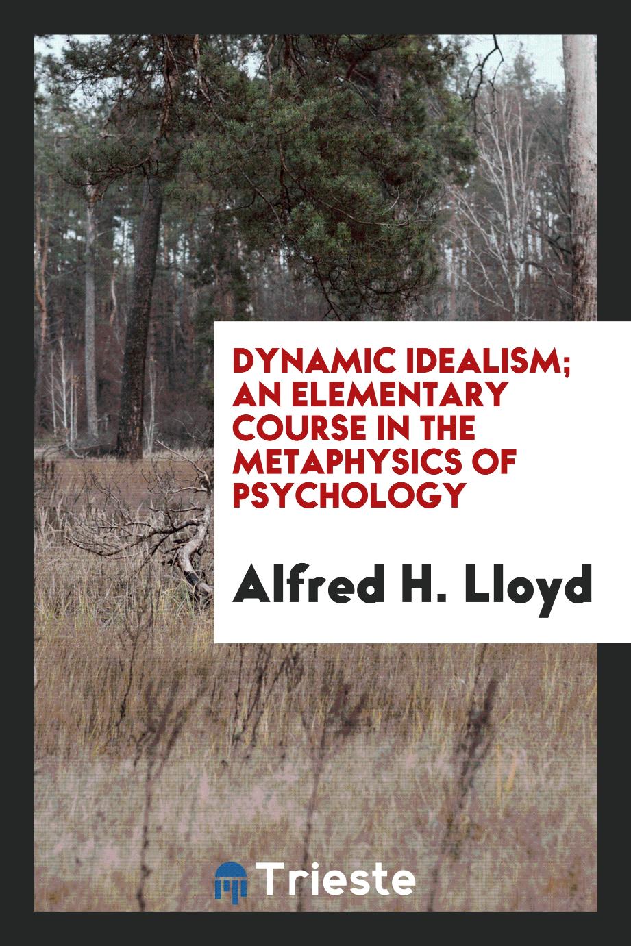 Dynamic idealism; an elementary course in the metaphysics of psychology