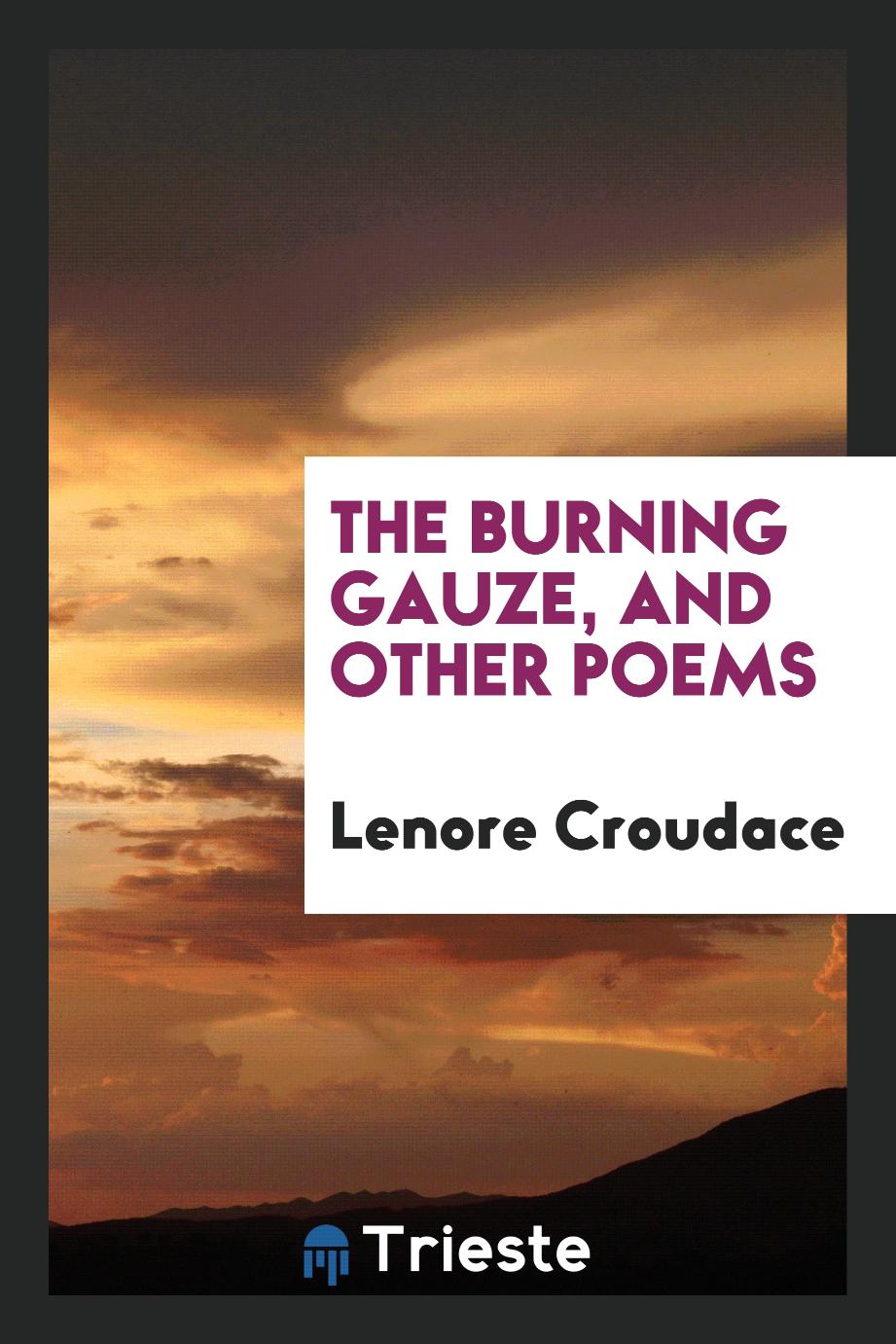 The burning gauze, and other poems