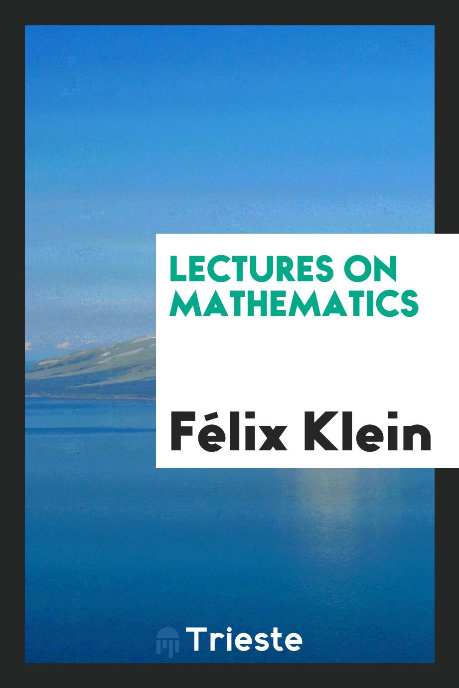 Lectures on Mathematics