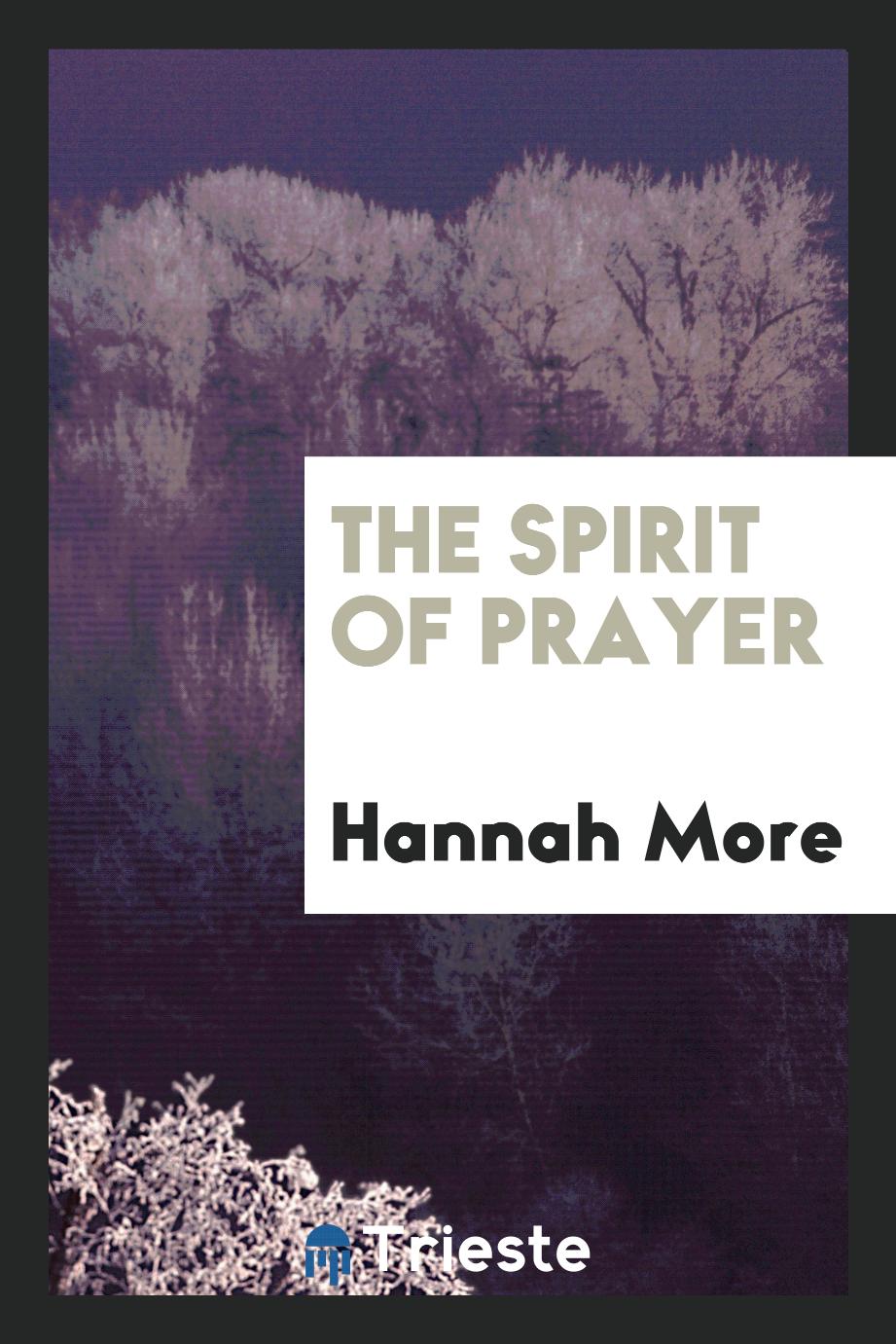 The spirit of prayer