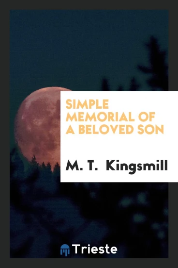 Simple memorial of a beloved son