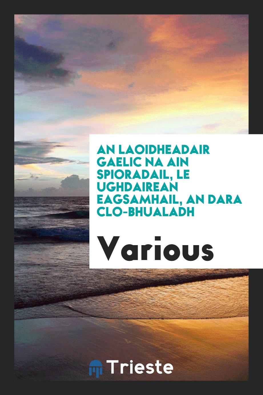 An Laoidheadair Gaelic na ain spioradail, le Ughdairean Eagsamhail, an Dara Clo-Bhualadh