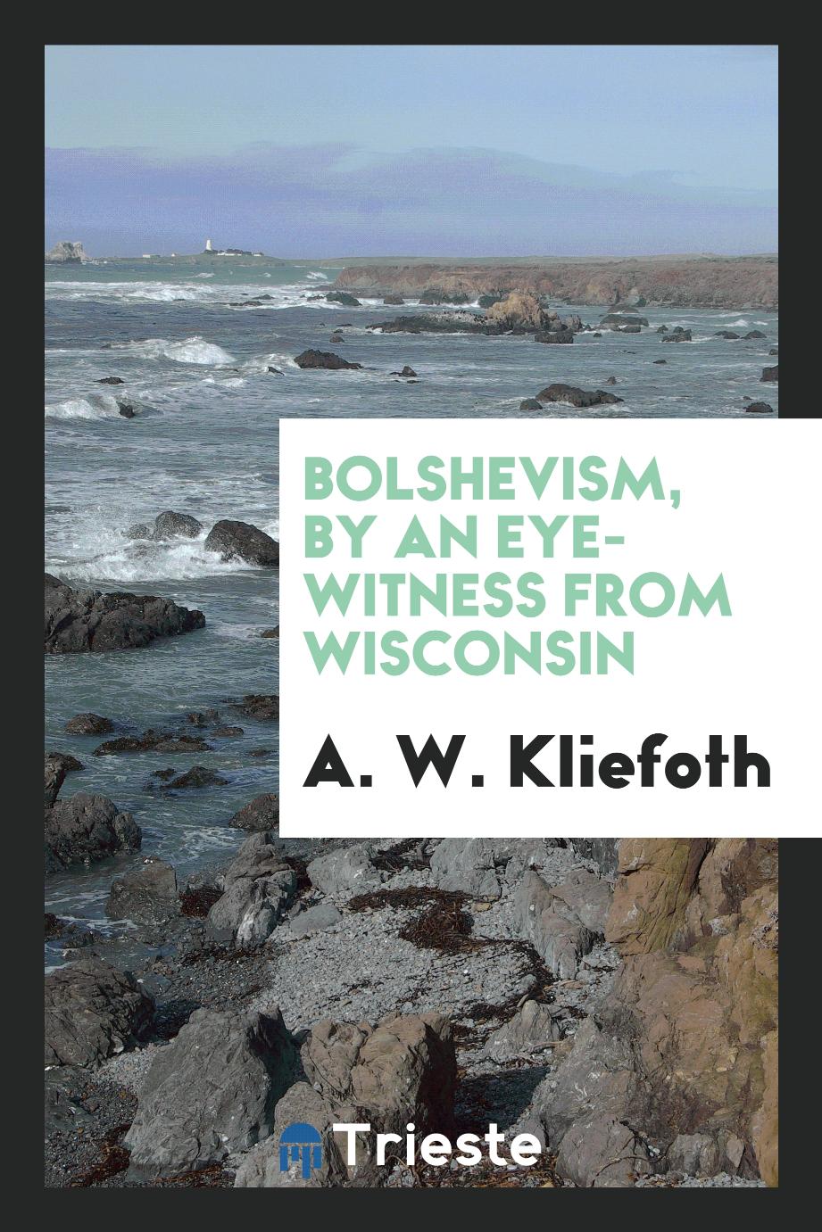 Bolshevism, by an eye-witness from Wisconsin