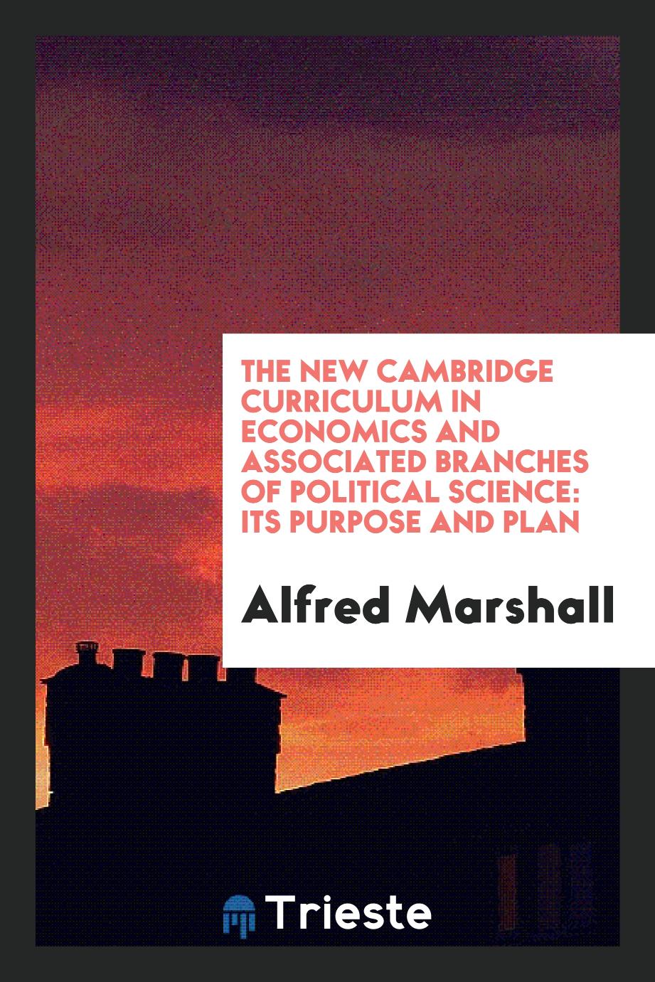The New Cambridge Curriculum in Economics and Associated Branches of Political Science: Its purpose and plan