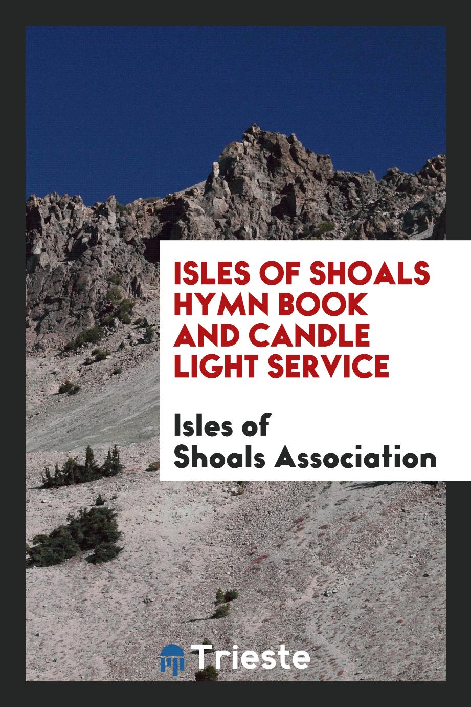 Isles of Shoals Hymn Book and Candle Light Service