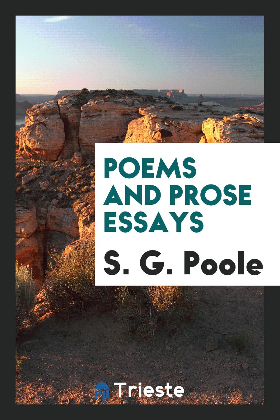 Poems and Prose Essays