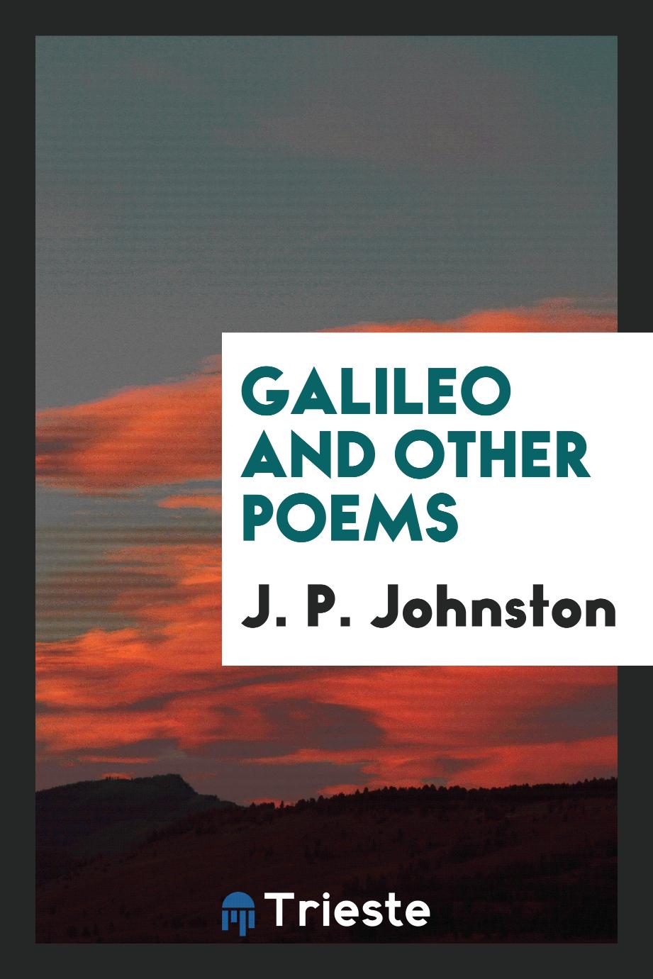 Galileo and other poems