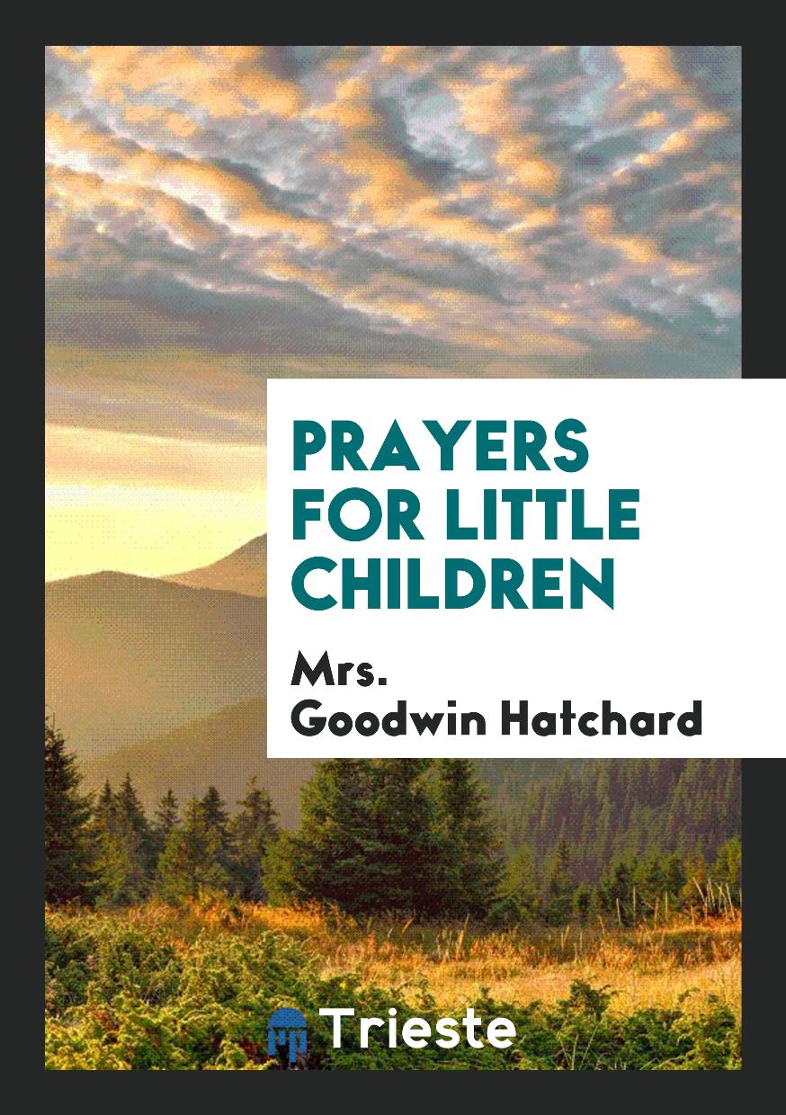 Prayers for little children
