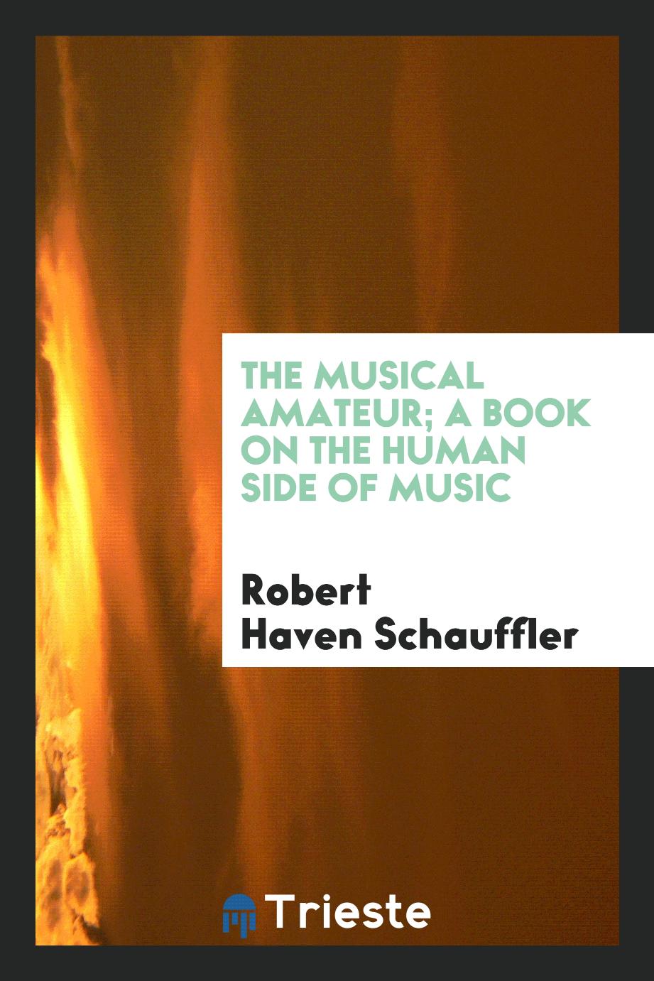 The musical amateur; a book on the human side of music