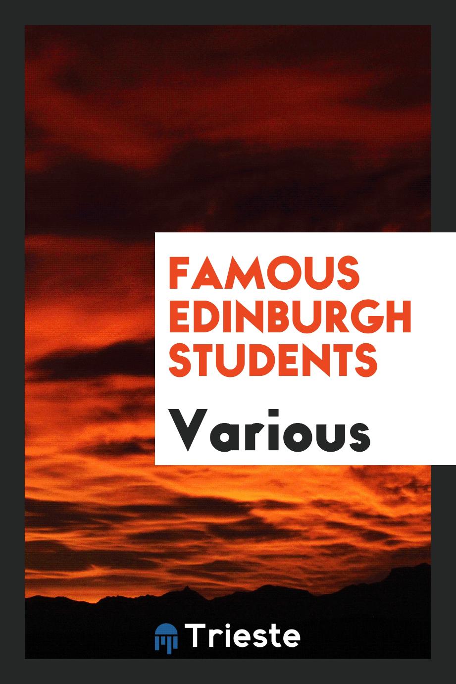 Famous Edinburgh students