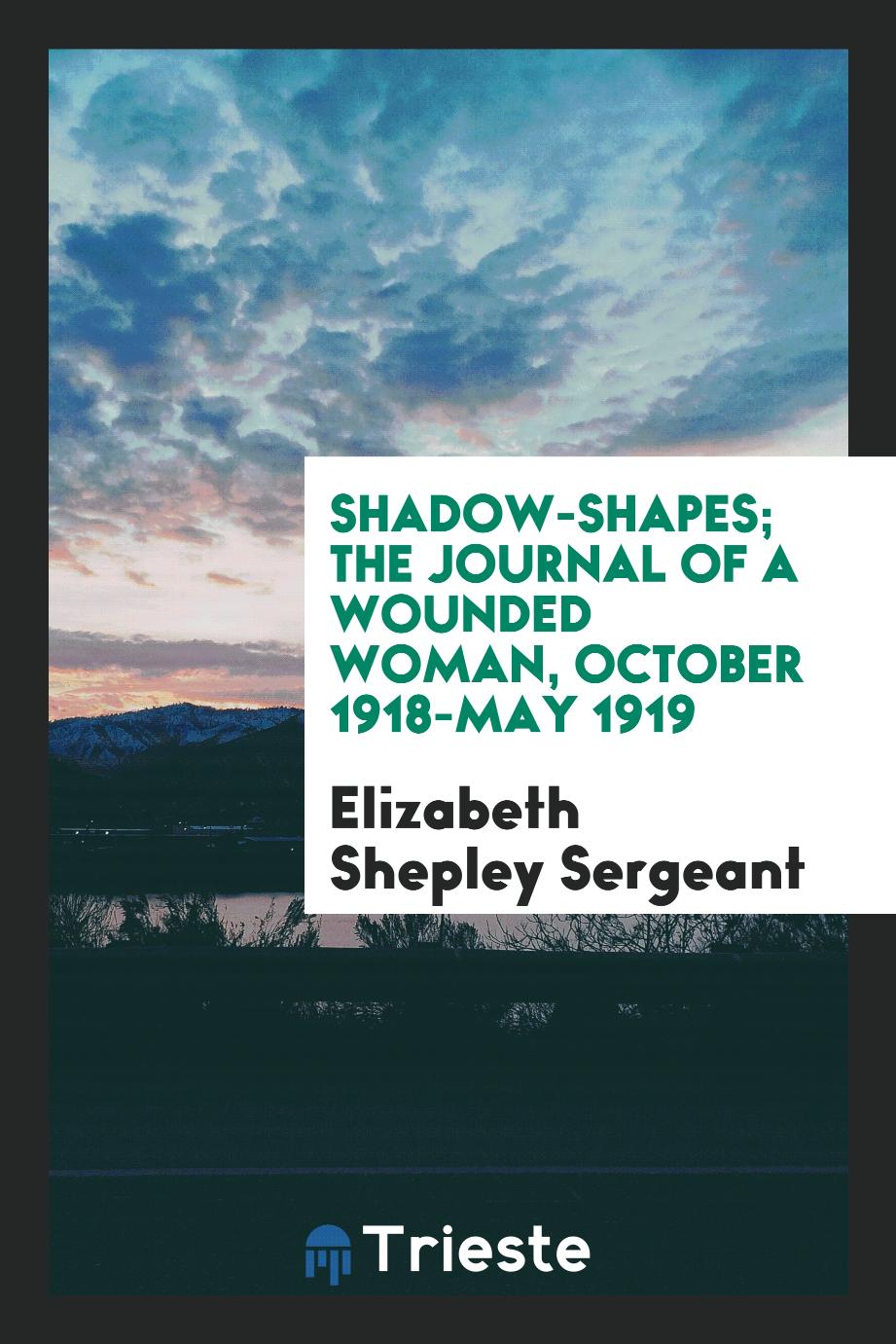 Shadow-shapes; the journal of a wounded woman, October 1918-May 1919