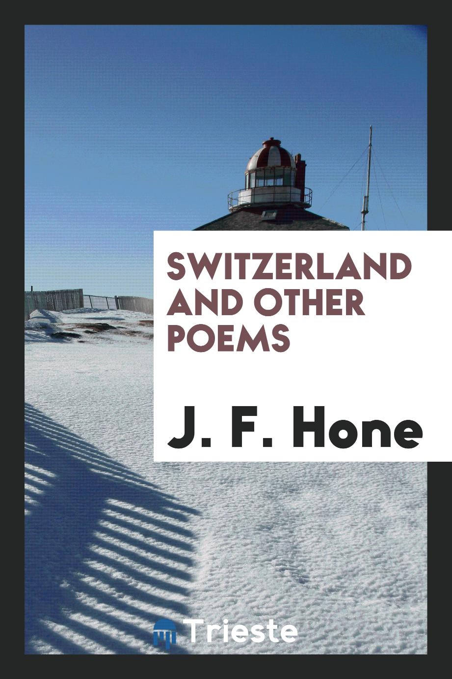 Switzerland and Other Poems
