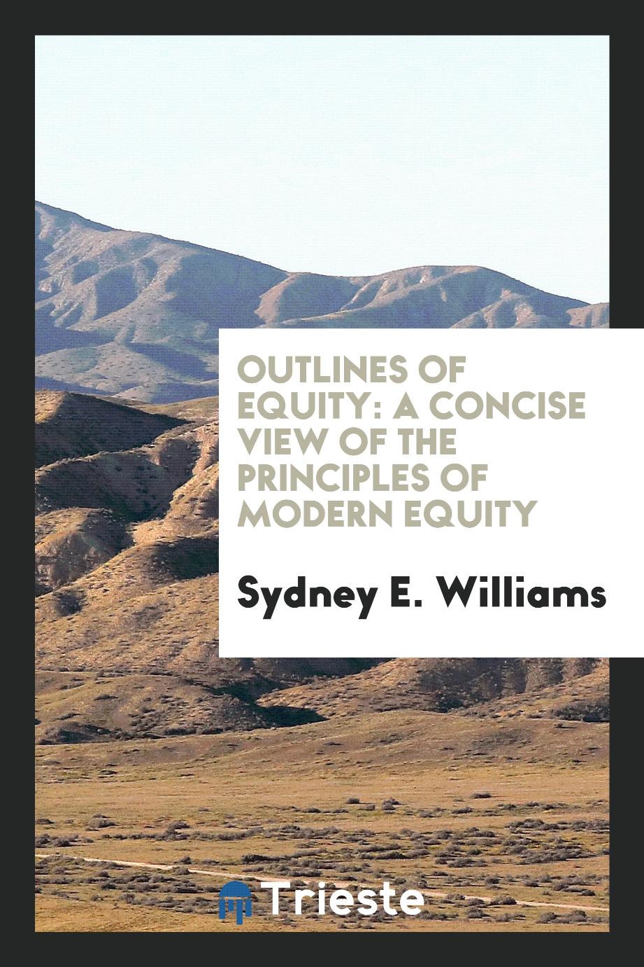 Outlines of Equity: A Concise View of the Principles of Modern Equity