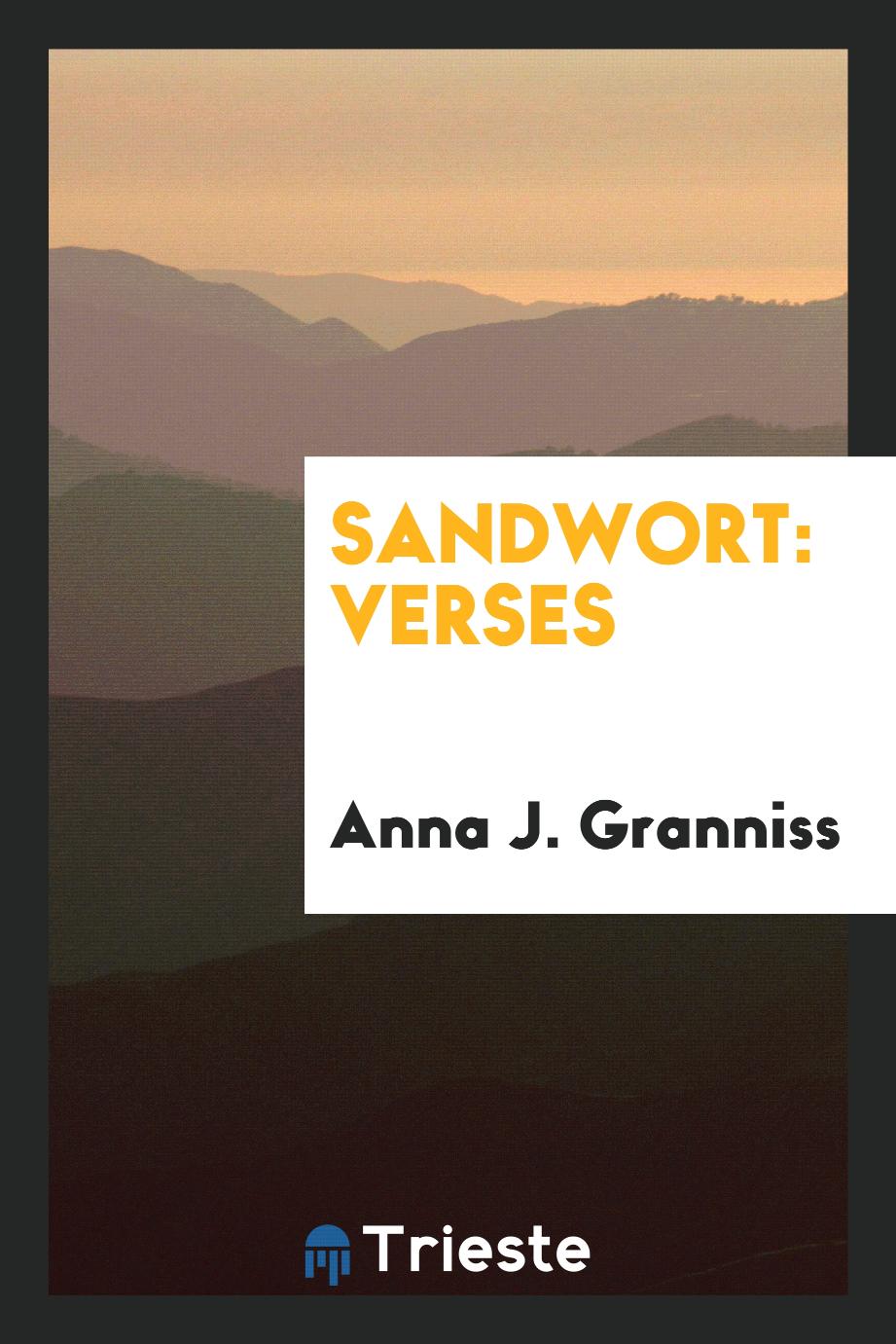 Sandwort: Verses
