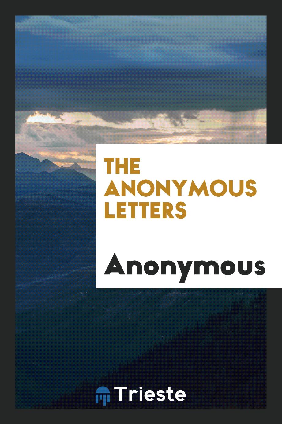 The anonymous letters