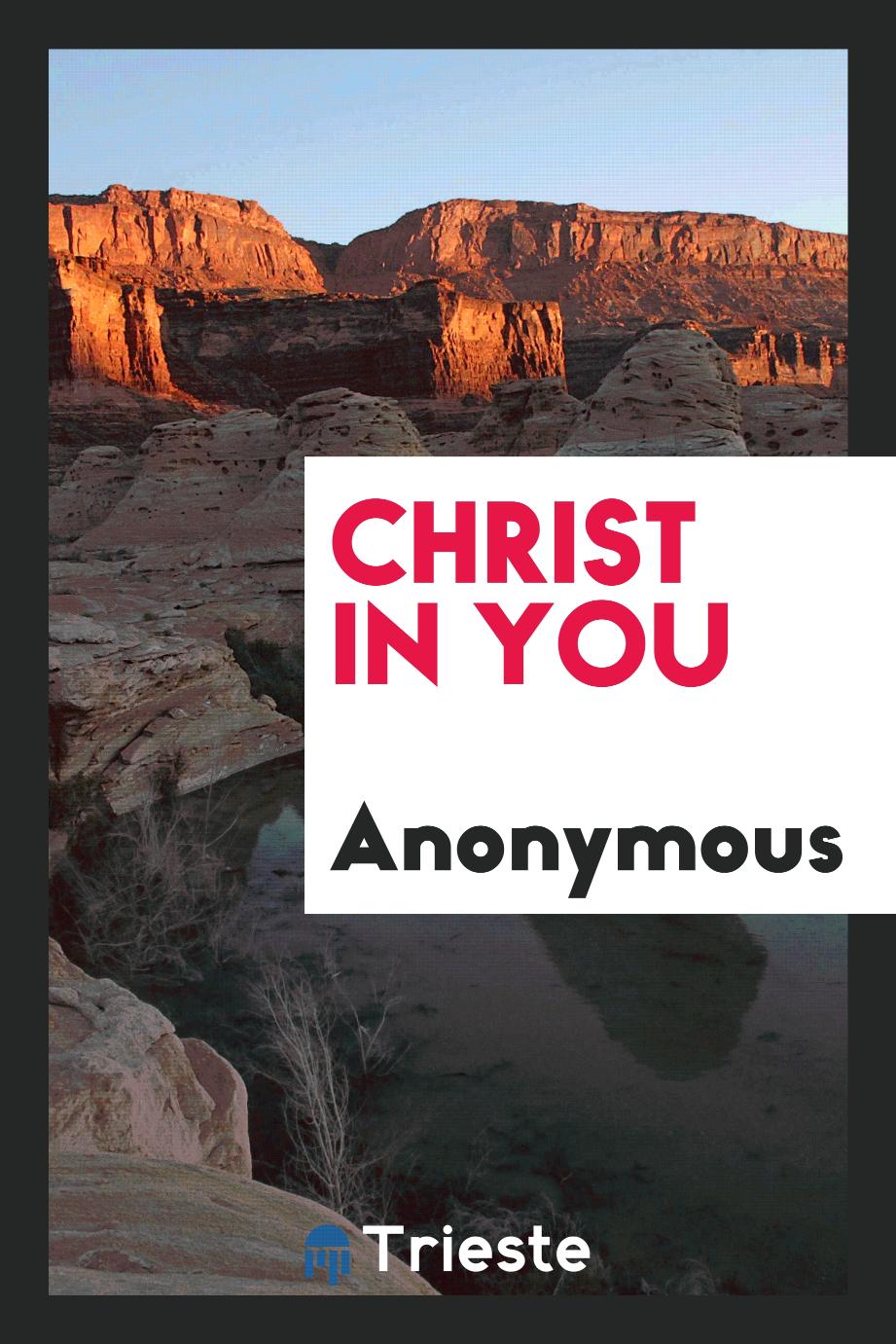 Christ in you