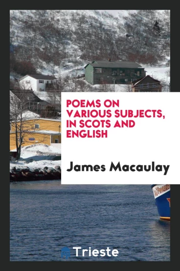 Poems on Various Subjects, in Scots and English