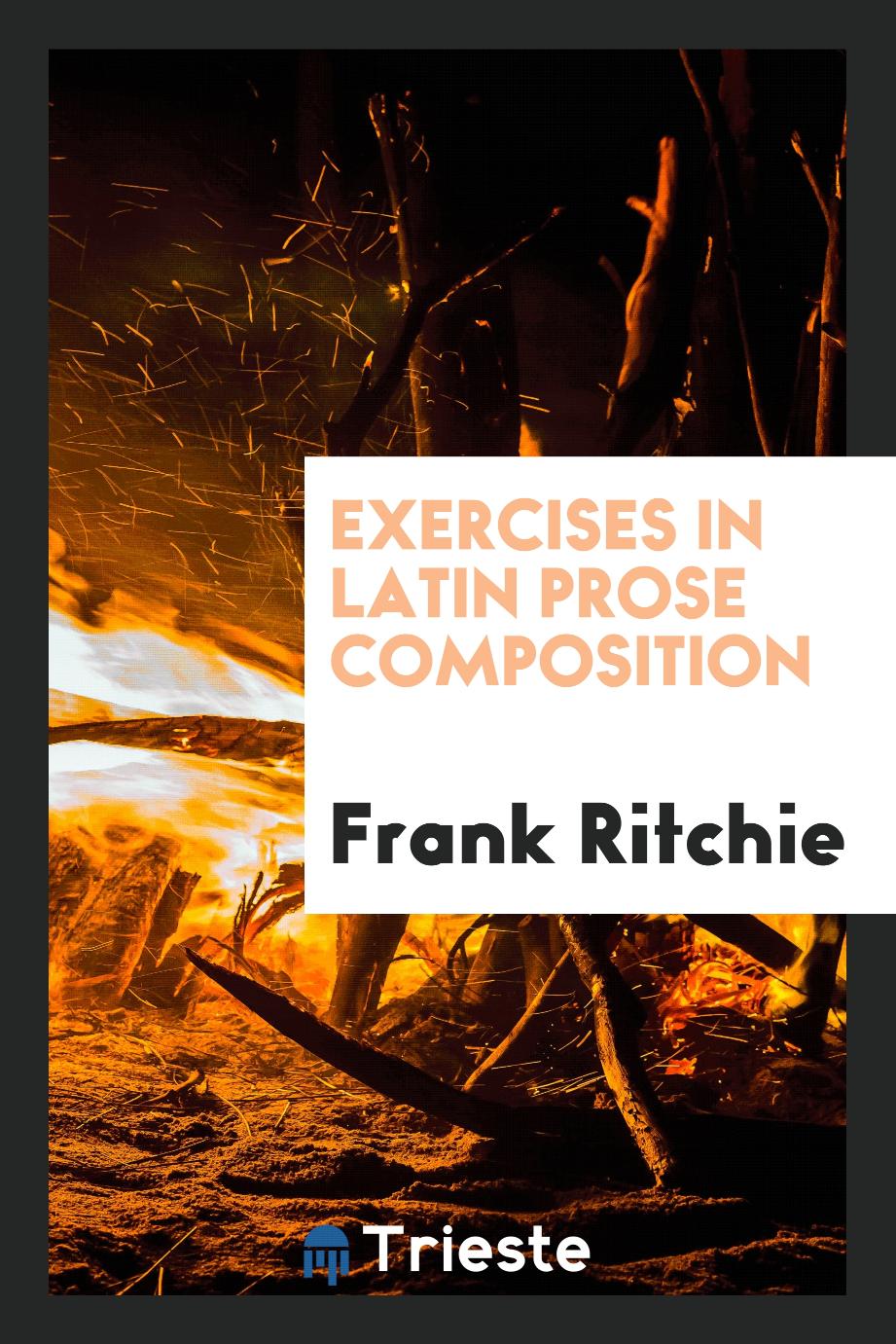 Exercises in Latin prose composition