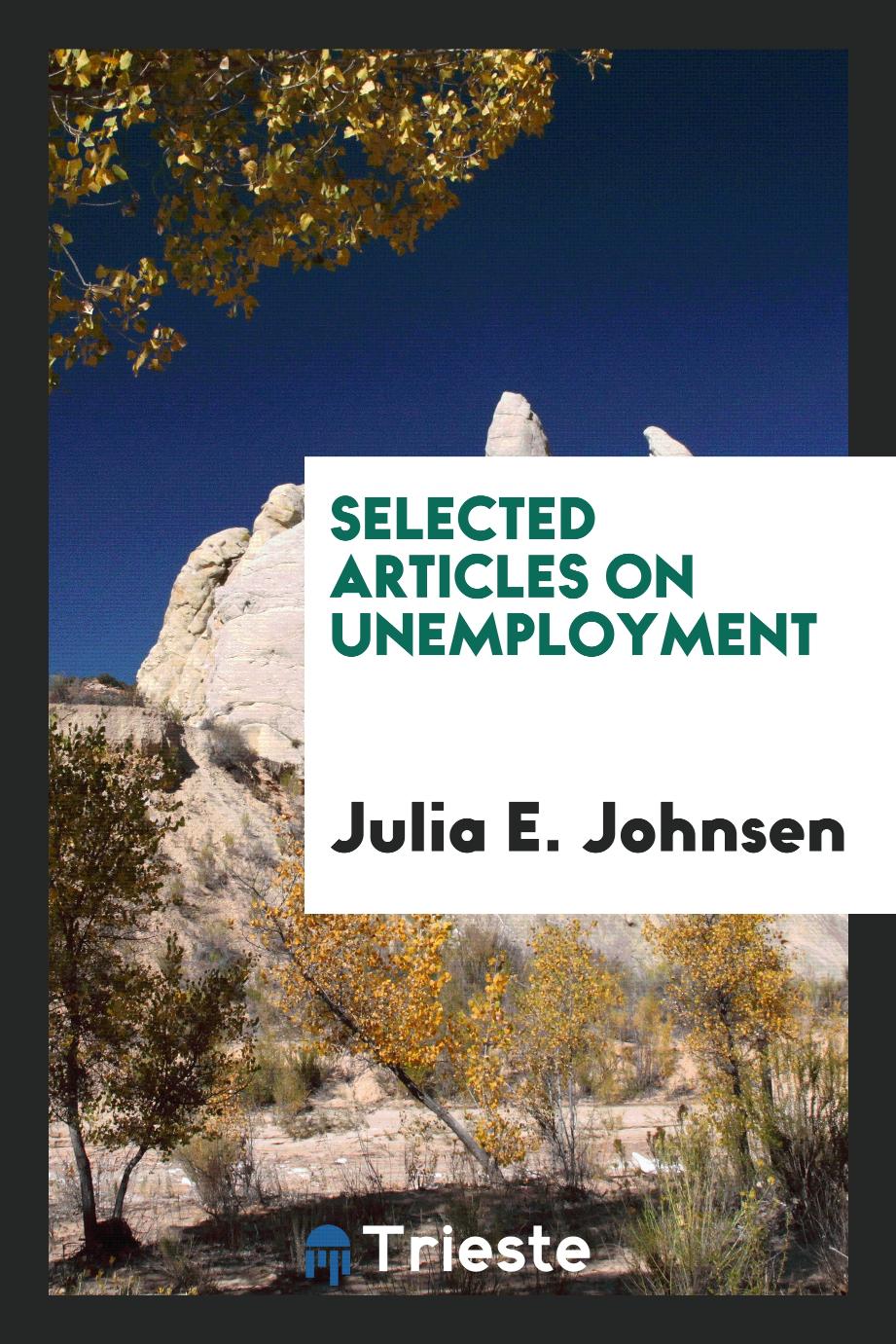 Selected articles on unemployment