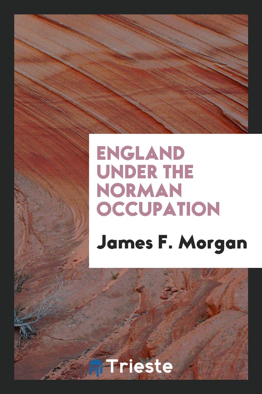James F. Morgan - England under the Norman Occupation