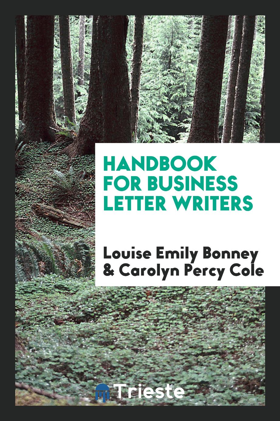 Handbook for Business Letter Writers