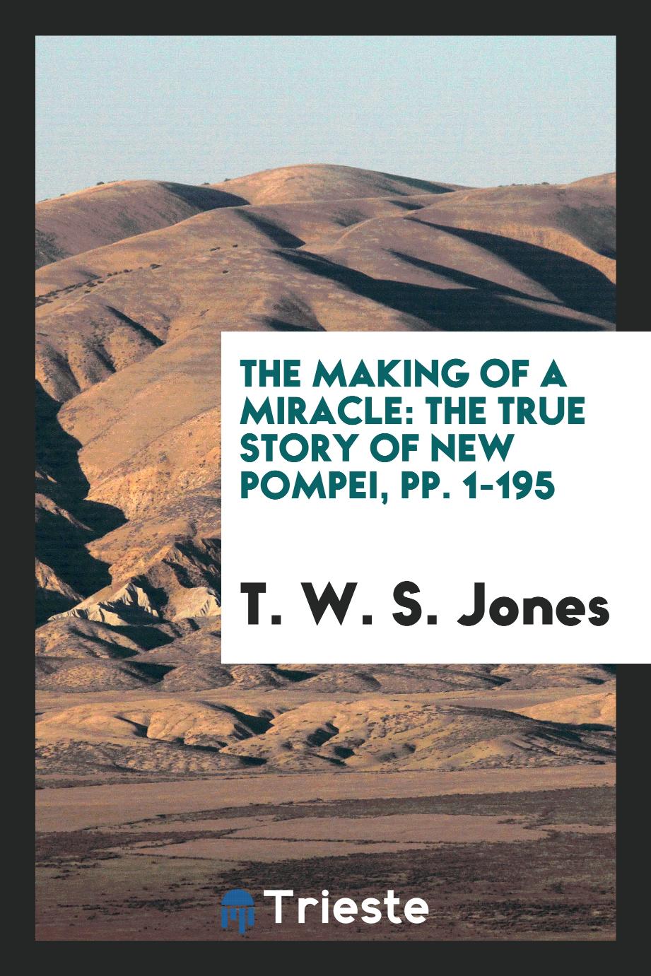 The Making of a Miracle: The True Story of New Pompei, pp. 1-195