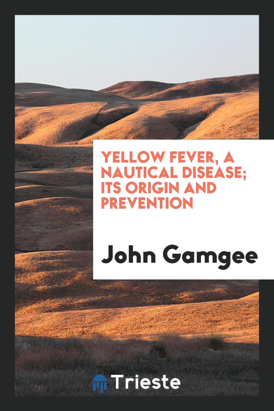 Yellow Fever, a Nautical Disease; Its Origin and Prevention