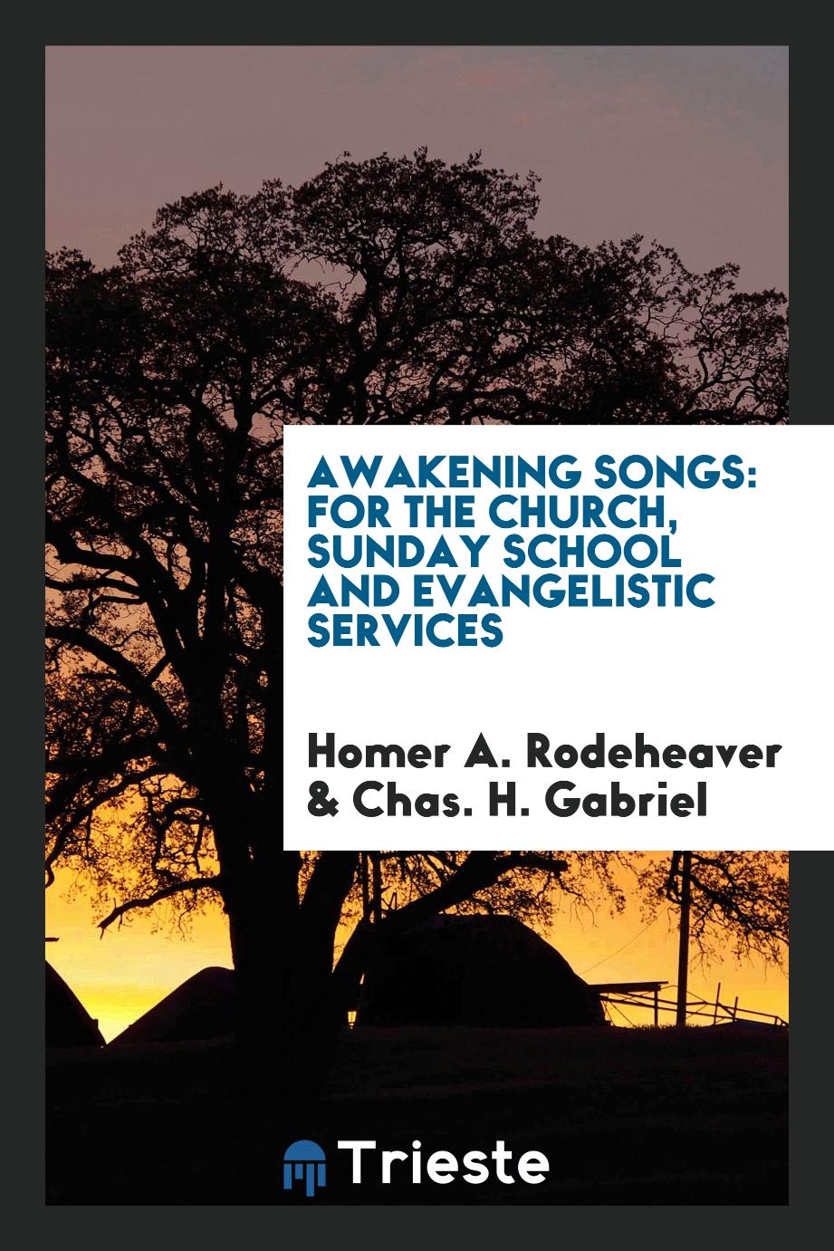Awakening songs: for the church, Sunday school and evangelistic services