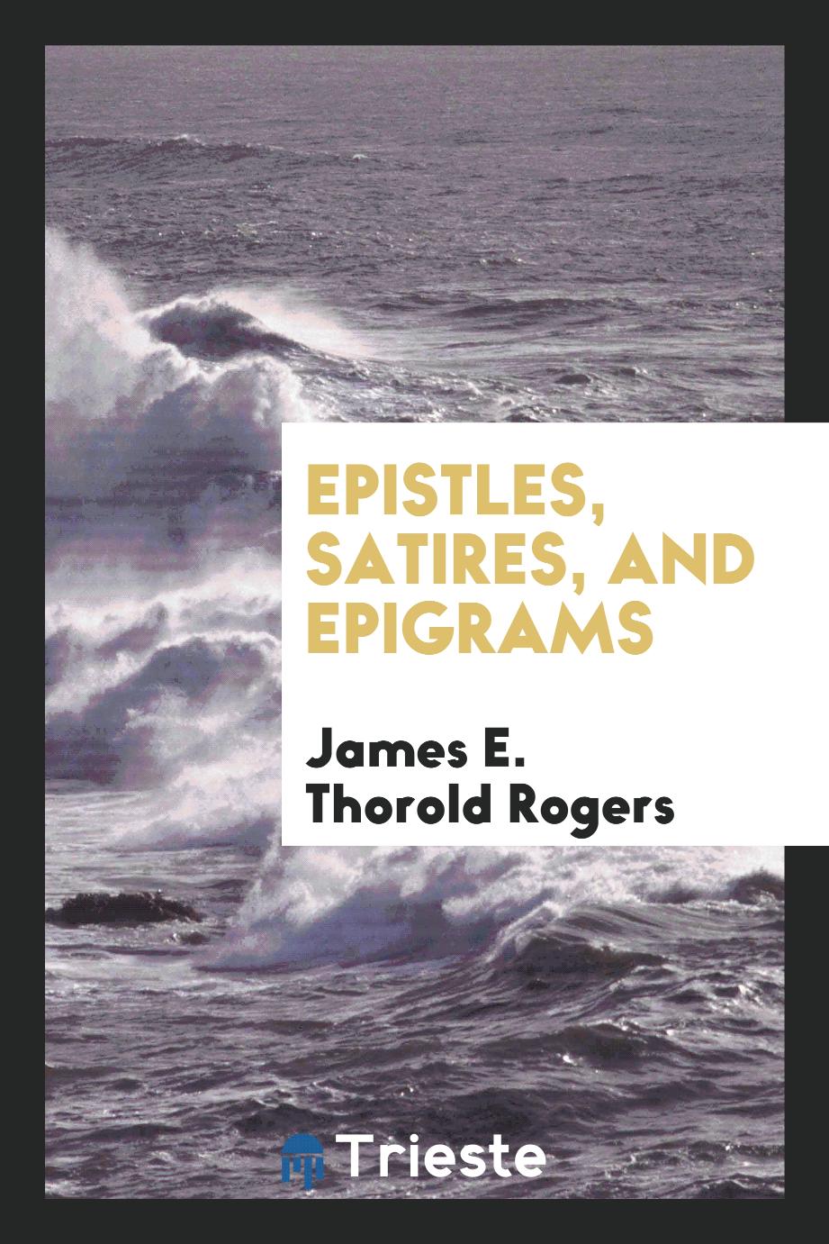 Epistles, satires, and epigrams