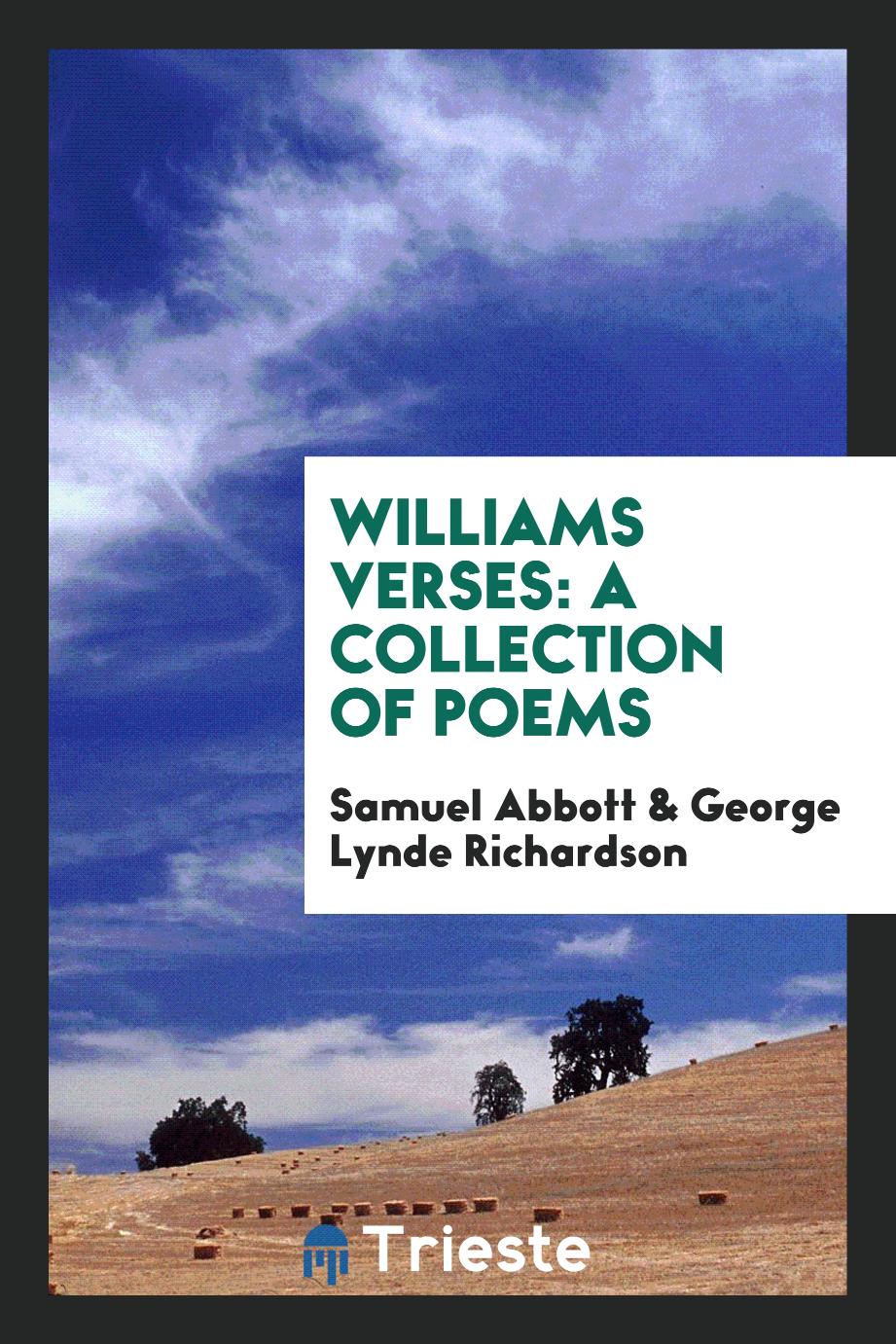 Williams Verses: A Collection of Poems
