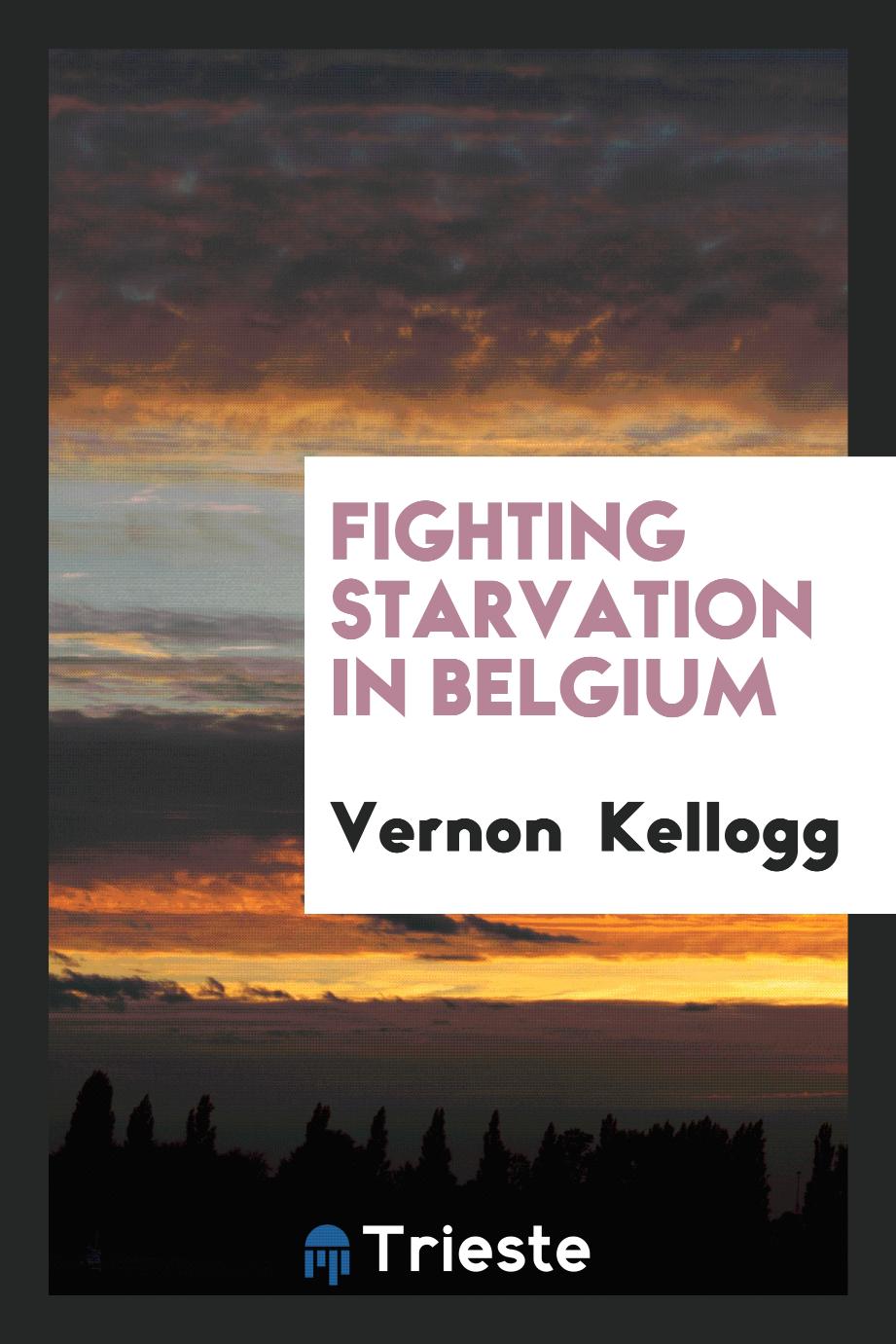 Fighting Starvation in Belgium