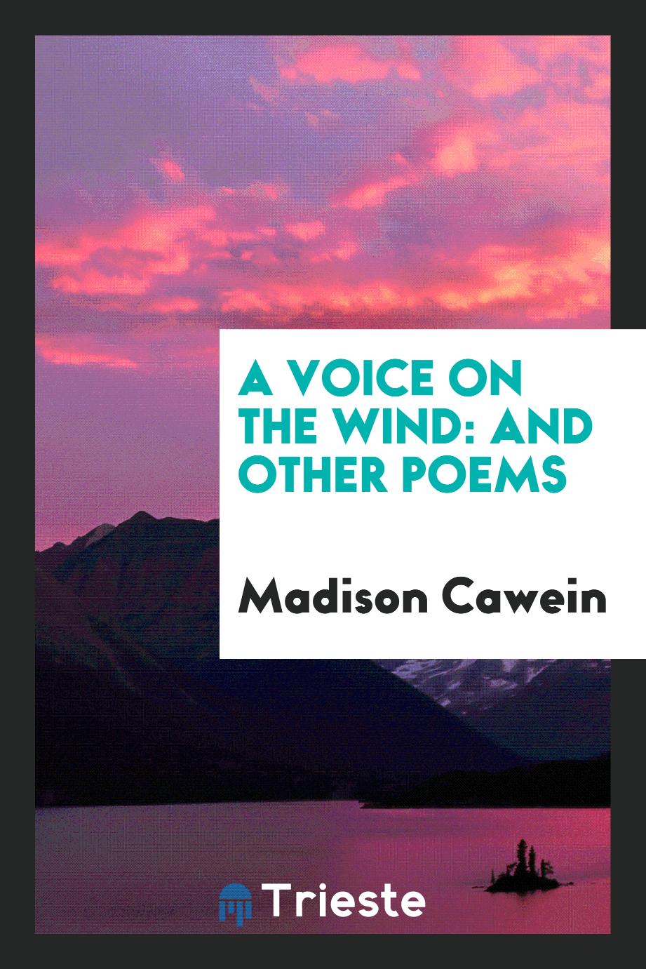 A Voice on the Wind: And Other Poems