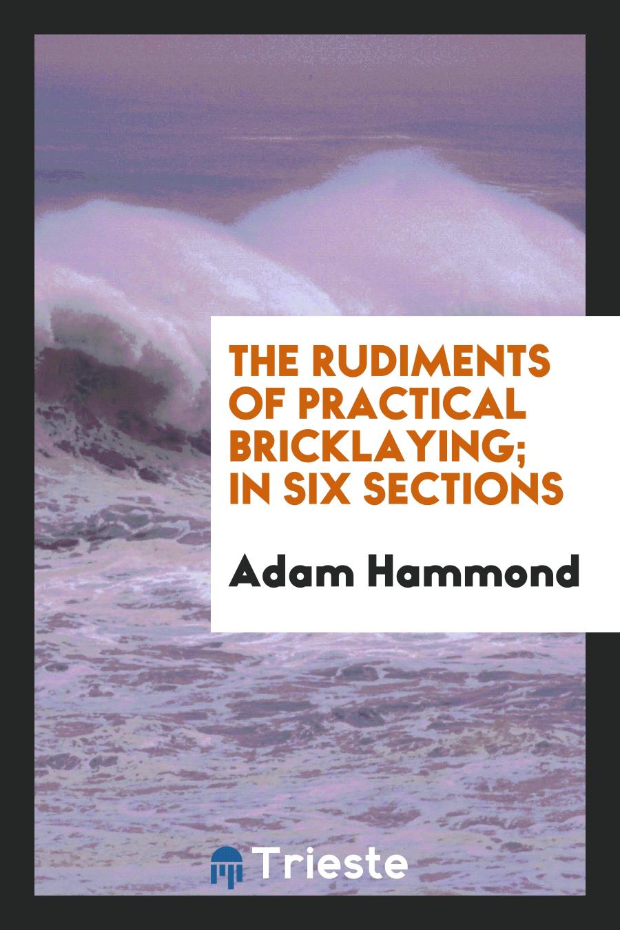 The Rudiments of Practical Bricklaying; In Six Sections