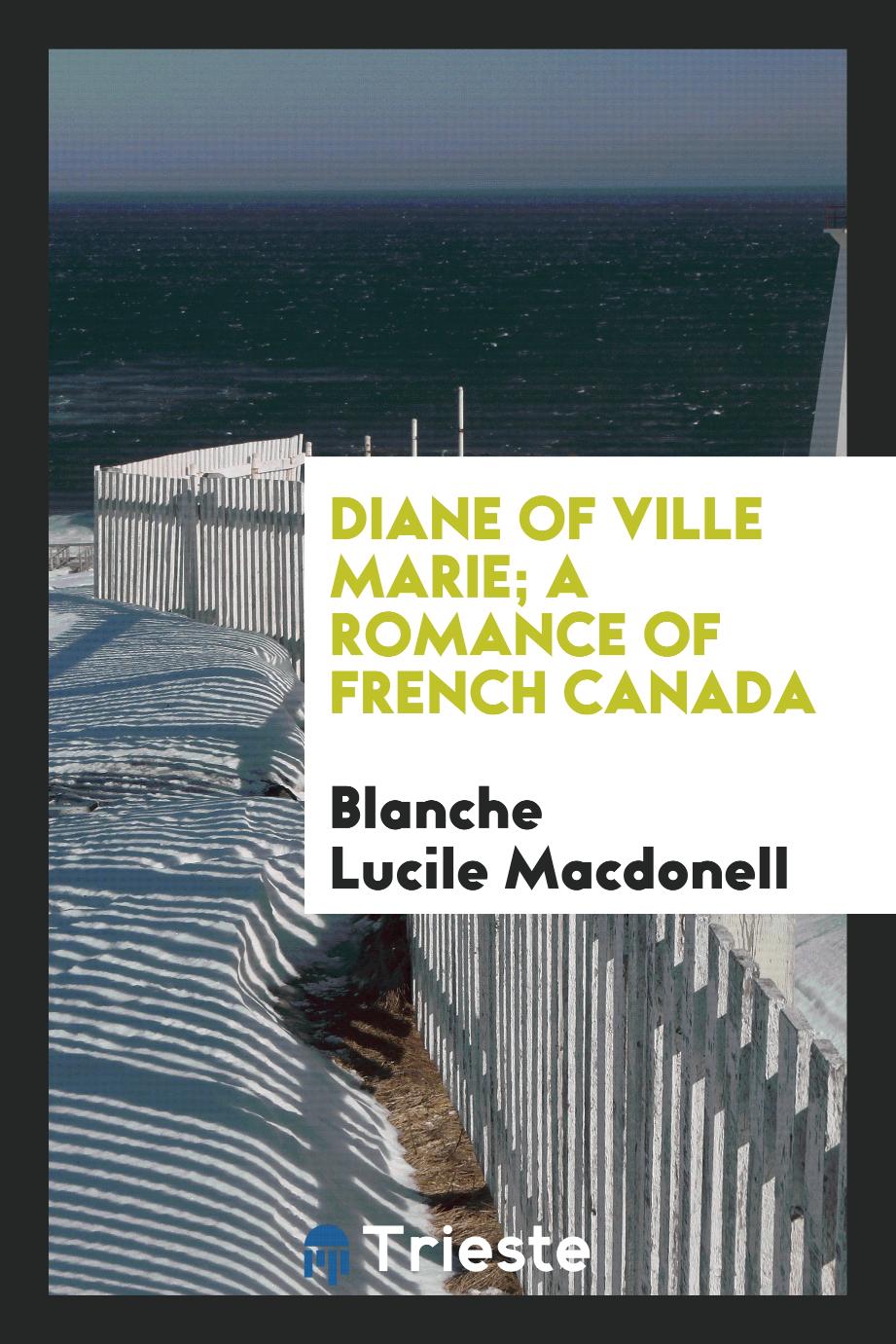 Diane of Ville Marie; a romance of French Canada