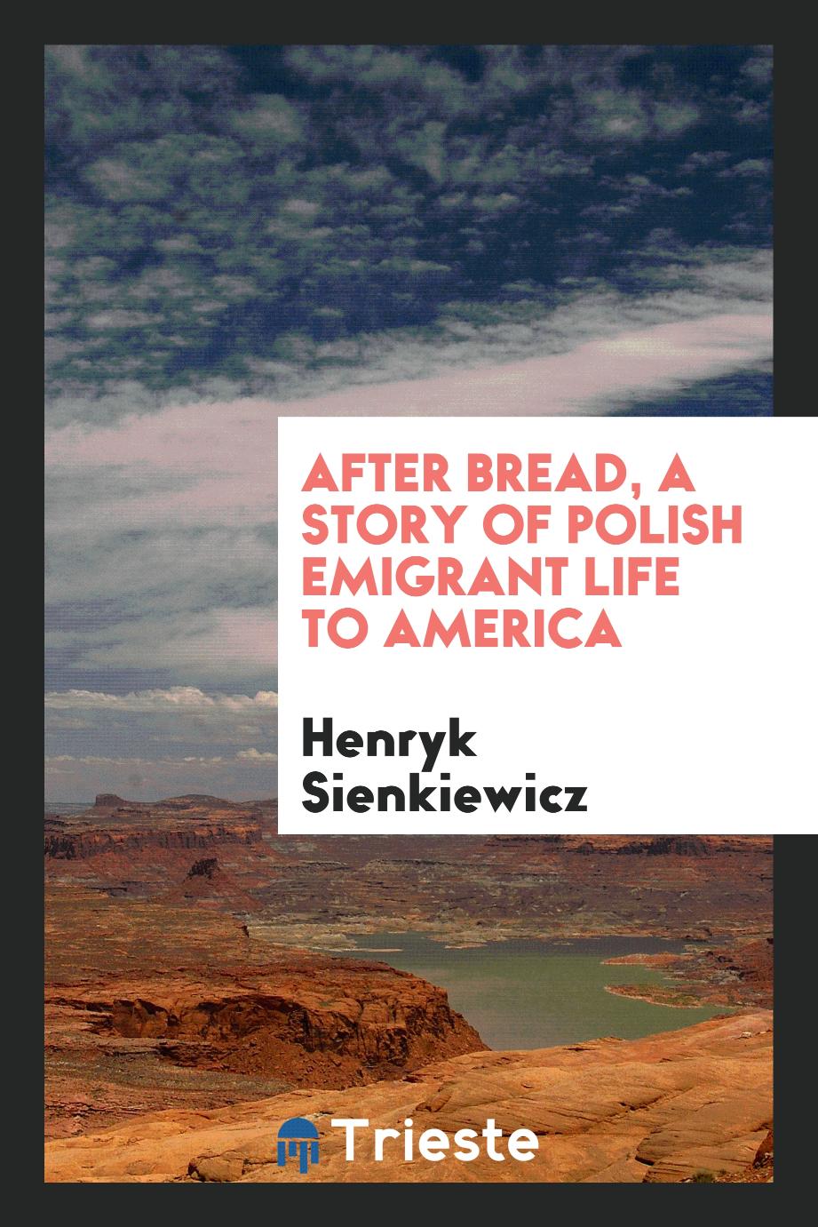 After bread, a story of Polish emigrant life to America