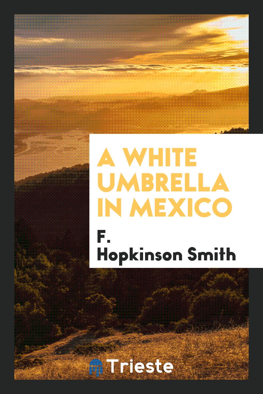A white umbrella in Mexico