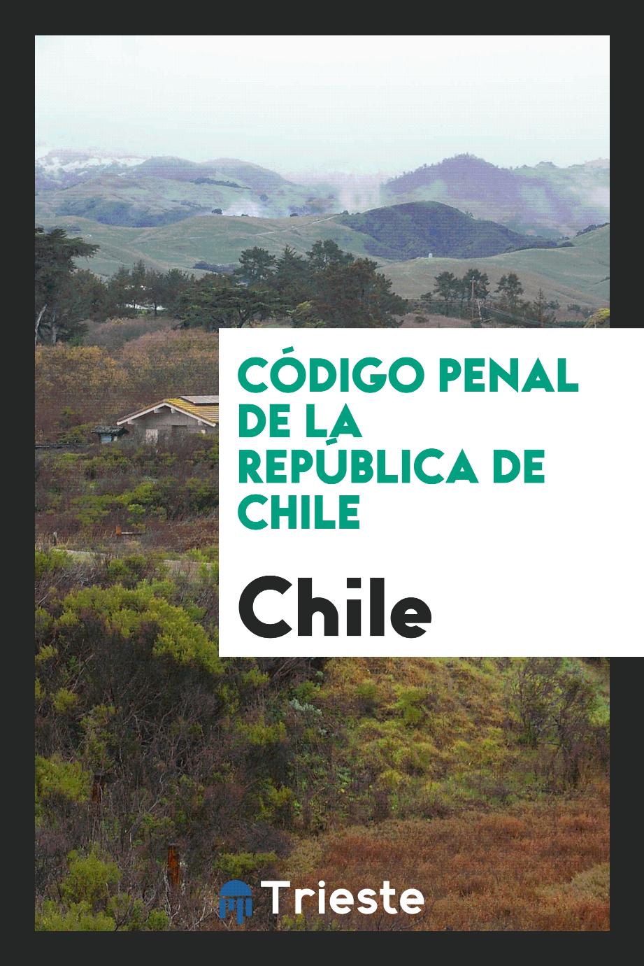 Código Penal de la República de Chile