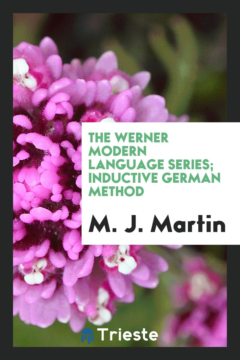 The Werner Modern Language Series; Inductive German Method