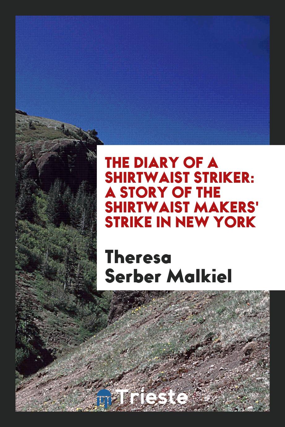 The Diary of a Shirtwaist Striker: A Story of the Shirtwaist Makers' Strike in New York