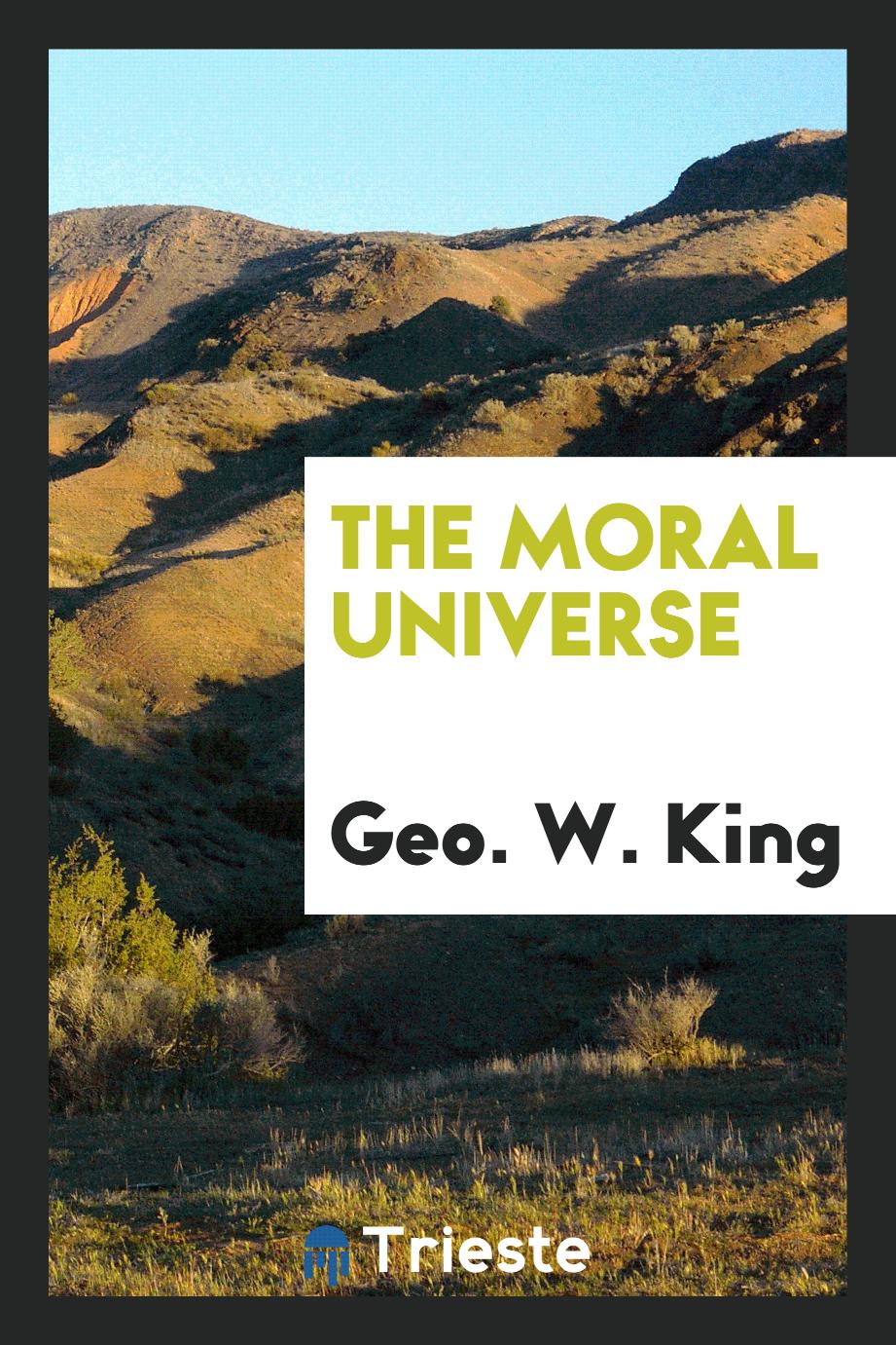 The Moral Universe