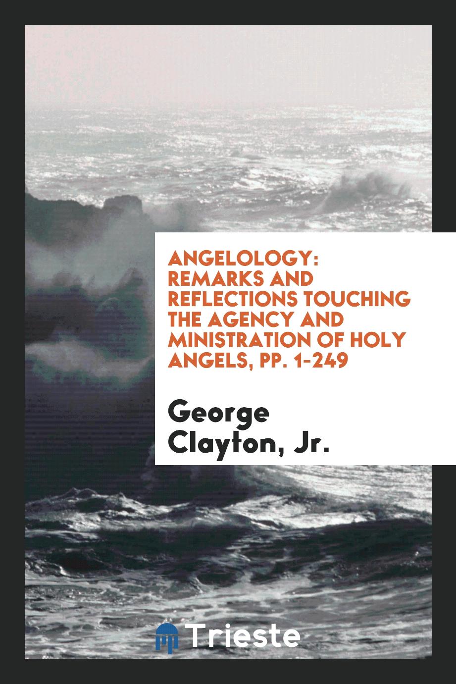 Angelology: Remarks and Reflections Touching the Agency and Ministration of Holy Angels, pp. 1-249