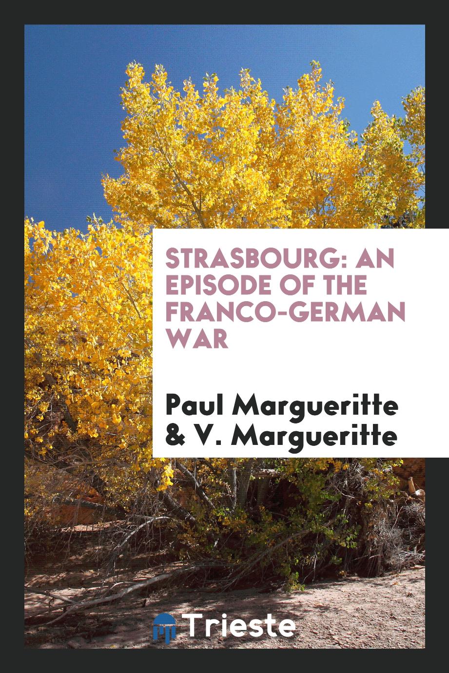 Strasbourg: an episode of the Franco-German War